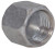 Dixon 0304C-32 2-1/2X2" CARBON STEEL JIC CAP NUT