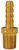 Dixon 1020404BSPT 1/4" Male BSPT x 1/4" Hose Barb Brass (Pkg Qty 100)