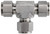Dixon 12-DTTT-12 3/4" Tube OD 316SS Union Tee Instrumentation Fitting