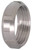 Dixon 13R-G400SMS 4" SMS ROUND NUT w 6 SLOTS 304 DIN 100