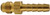 Dixon 1420612C Brass 3/4"-16 Male 45 Deg SAE x 3/8" Hose Barb