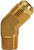 DIXON 159F-6-6 SAE 45° Flare 45° Elbows,Brass
