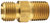 Dixon 1720808C 1/2" NPSM x 1/2" NPTF (Brass) Ball Seat to Male Pipe Adapter