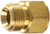 Dixon 1740606C 3/8" Male NPSM x 3/8" Fem NPTF Brass Threaded Adapter