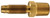 Dixon 1820504S Brass Reusable Male Stem 5/16" Hose ID x 1/4" Male NPTF