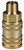 Dixon 2MM2-B 1/4" ARO MAN COUP, 1/4" M-NPT BRASS Body Material: BRASS Body Size: 1/4"