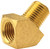 Dixon 3060404C 1/4" Male NPTF x 1/4" Fem NPTF 45 Deg Brass Extruded Street Elbow