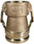 Dixon 3020-DA-BR 3" Brass Reducer Coupler x 2"