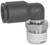 DIXON 31090410 Metric Push-In Male Swivel Elbows,Nickel-plated Brass
