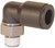 DIXON 31990419 Metric Push-In Male Elbows,Nickel-plated Brass