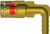 Dixon 3CM9S3-B-E 3/8" MOLD COUP, 3/8" BARB 90 UNVALV Body Material: BRASS Body Size: 3/8"