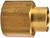 Dixon 3770402C 1/4" x 1/8" FNPTF Reducer Coupling Brass