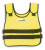 Bullard ISO2HY Vest,Cooling,Medium/Large,Hi Viz Yellow