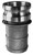 Kuriyama BR-E100 Brass Part E Male Adapter x Hose Shank, 1"
