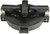 Dixon 4540DC 4" Black Nylon Light Weight Cap w/ T-Handle, 4" Cam & Groove