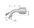 C12622441-1216 45 Deg ORFS Female for Ultra HP Hoses, Solid Bent Tube, Crimped Nut, 3/4", 19.0 mm