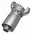 Kuriyama FHE-50 Plated 2-Lug Universal Air Hose Coupling, Crimp Ferrule, 0.84 to 1.03"