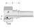 Alfagomma H1221613-1642 Metric O-Ring Female Swivel 24 Deg Seat, DIN 3865 Heavy, 1", 25.4 mm