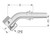 H1221543-0416 45 Deg Metric O-Ring Female Swivel 24 Deg Seat, DIN 3865 Light‡ Tube, 1/4", 6.4mm