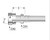Alfagomma H1422411-1620 ORFS Straight Female, Double Hex Interlock, 1", 25.4 mm