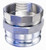 Kuriyama KAS-E601 Threaded Swivel Aluminum Male Adapter with SS304 Threaded NPT Insert, 6"