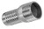 Kuriyama SPN050 Steel Combination Hose Nipple, Plated Steel NPT Thread, 1/2"