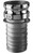 Kuriyama SS304-E125 SS304 Part E Male Adapter x Hose Shank, 1-1/4"