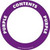 Oil Safe 282207 Content Label - Adhesive - 2" Circle - Purple