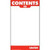 Oil Safe 280008 Content Label - Water Resistant - 2" x 3.5"- Red