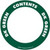 Oil Safe 280503 Content Label - Water Resistant - 2" Circle - Dark Green