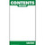 Label Safe 282105 Content Label - Adhesive - 2" x 3.5" - Mid Green
