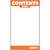 Label Safe 282106 Content Label - Adhesive - 2" x 3.5" - Orange