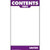 Label Safe 282107 Content Label - Adhesive - 2" x 3.5" - Purple