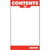 Label Safe 282108 Content Label - Adhesive - 2" x 3.5" - Red