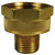 Dixon 5031212C 3/4" Fem GHT x 3/4" Male NPTF x 1/2" Fem NPTF Brass Non-Swiv