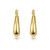 hypoallergenic gold circle hoop earrings