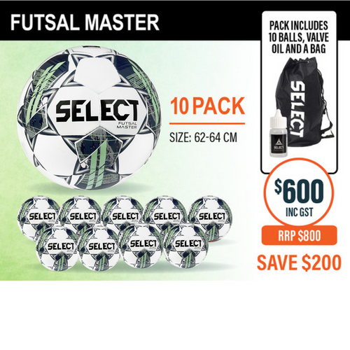 MASTER FUTSAL 10 PACK 