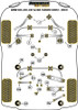 BMW 1 Series E81, E82, E87 & E88 (2004 - 2013) Powerflex diagram - Reference 12b