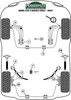 BMW 3 Series E30 inc M3 (1982 - 1991) Powerflex diagram - Reference 6