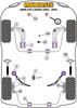 BMW 3 Series E30 inc M3 (1982 - 1991) Powerflex diagram - Reference 52