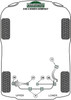 BMW 3 Series E46 (1999 - 2006) E46 Compact Powerflex diagram - Reference 11