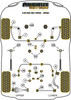 BMW 3 Series E36 inc M3 (1990 - 1998) Powerflex diagram - Reference 55
