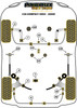 BMW 3 Series E36 Compact (1993-2000) Powerflex diagram - Reference 1