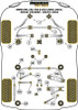 BMW 3 Series E90, E91, E92 & E93 (2005-2013) E9* Sedan / Touring / Coupe / Conv Powerflex diagram - Reference 25