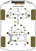 BMW 4 Series F32, F33, F36, F82, F83 (2013 - 2020) F32, F33, F36 (2013 - 2020) Powerflex diagram - Reference 1