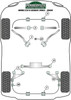 BMW 6 Series E24 (1982 - 1989) Powerflex diagram - Reference 7