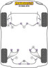 BMW E9 2.5CS - 3.0CSL (1968-1975) Powerflex diagram - Reference 70