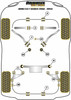 BMW 7 Series E32 (1988-1994) Powerflex diagram - Reference 3
