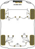 BMW E9 2.5CS - 3.0CSL (1968-1975) Powerflex diagram - Reference 1