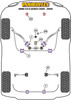 BMW 8 Series E31 (1989 - 1999) Powerflex diagram - Reference 7